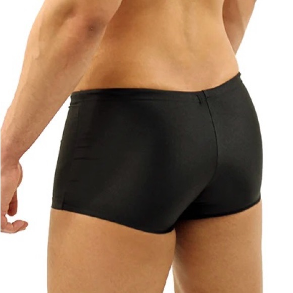 Neptio - Rio Midcut Swim Trunks - Black - Square Cut - Picture 11 of 11